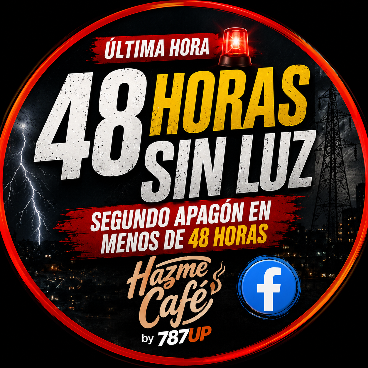 SEGUNDO APAGÓN EN 48 HORAS: GENERA Y LUMA SE LANZAN LA CULPA