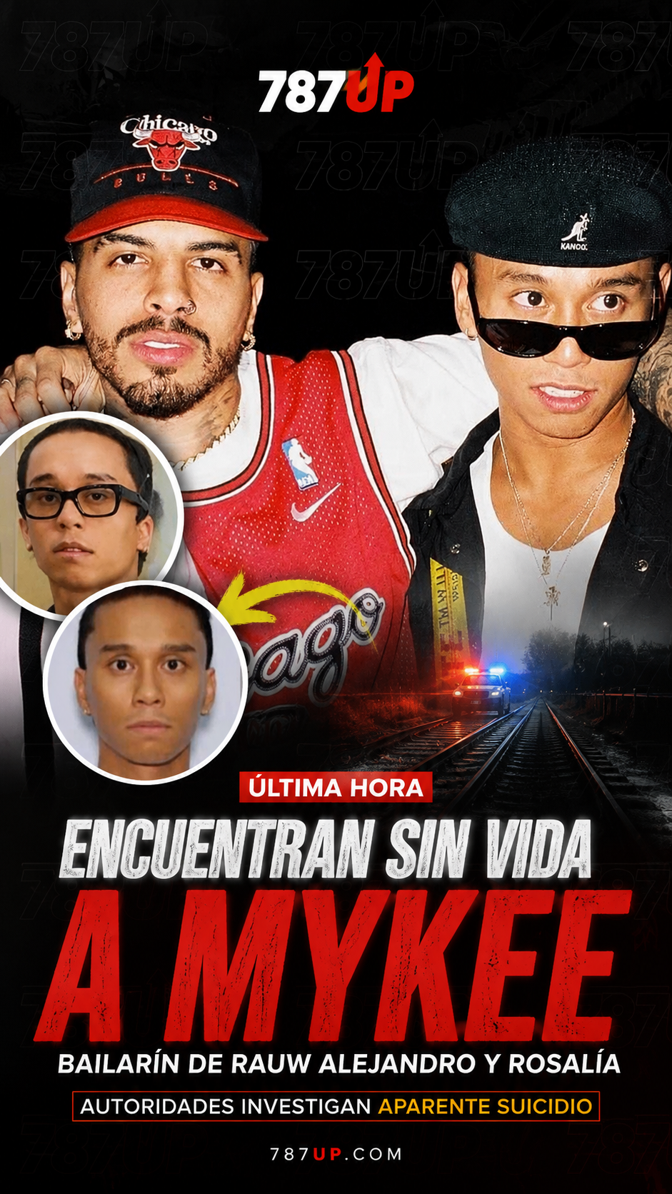 ENCUENTRAN SIN VIDA A MYKEE, BAILARÍN DE RAUW ALEJANDRO Y ROSALÍA