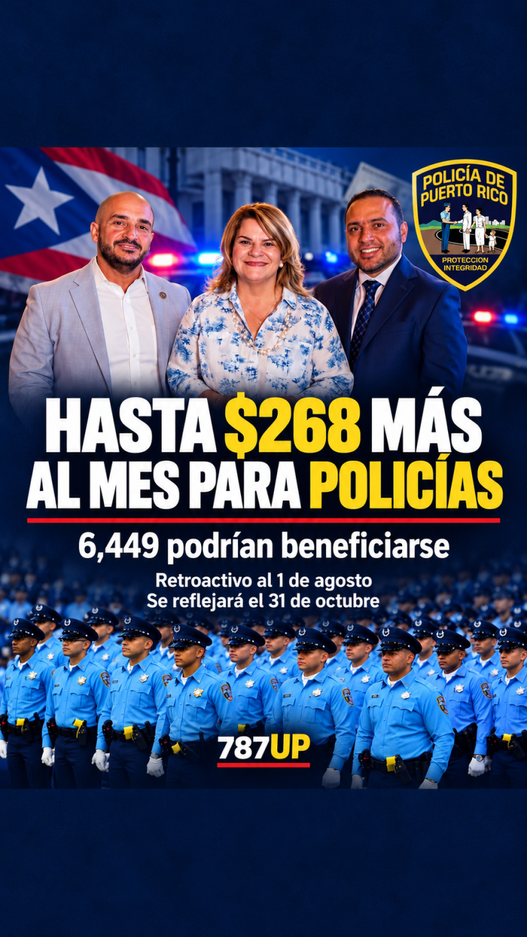 ¡ANUNCIAN AUMENTOS DE HASTA $268 MENSUALES PARA POLICÍAS Y BONO EN DICIEMBRE!