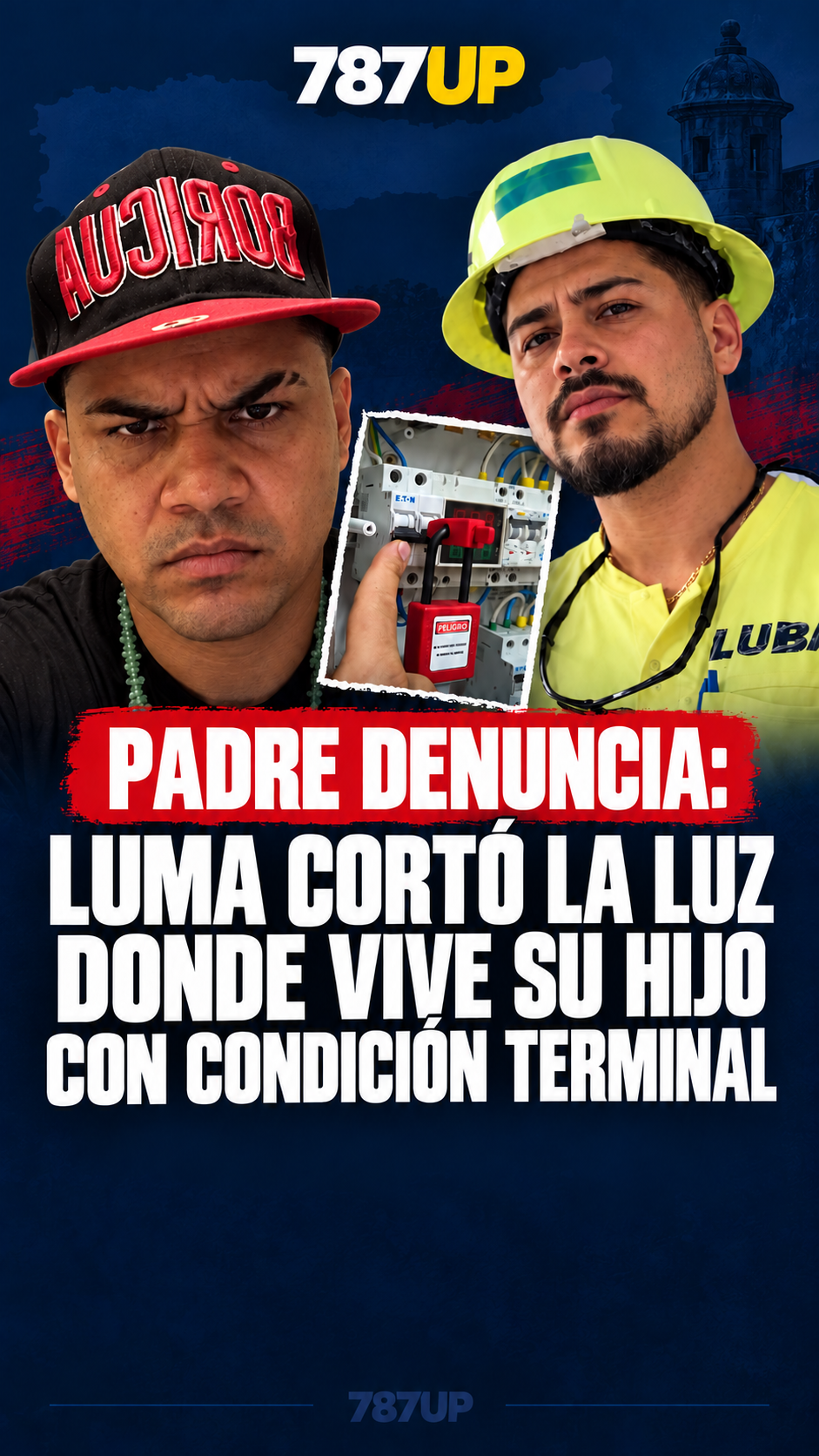Michael River denuncia que LUMA desconectó luz en apartamento de su hijo con condición terminal