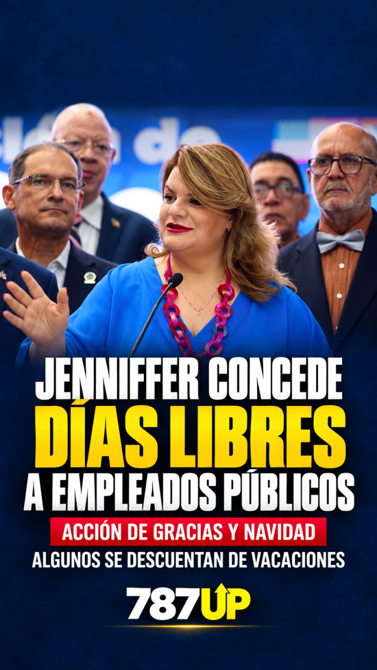 Jenniffer González concede días libres a empleados públicos: fechas de noviembre y diciembre de 2026