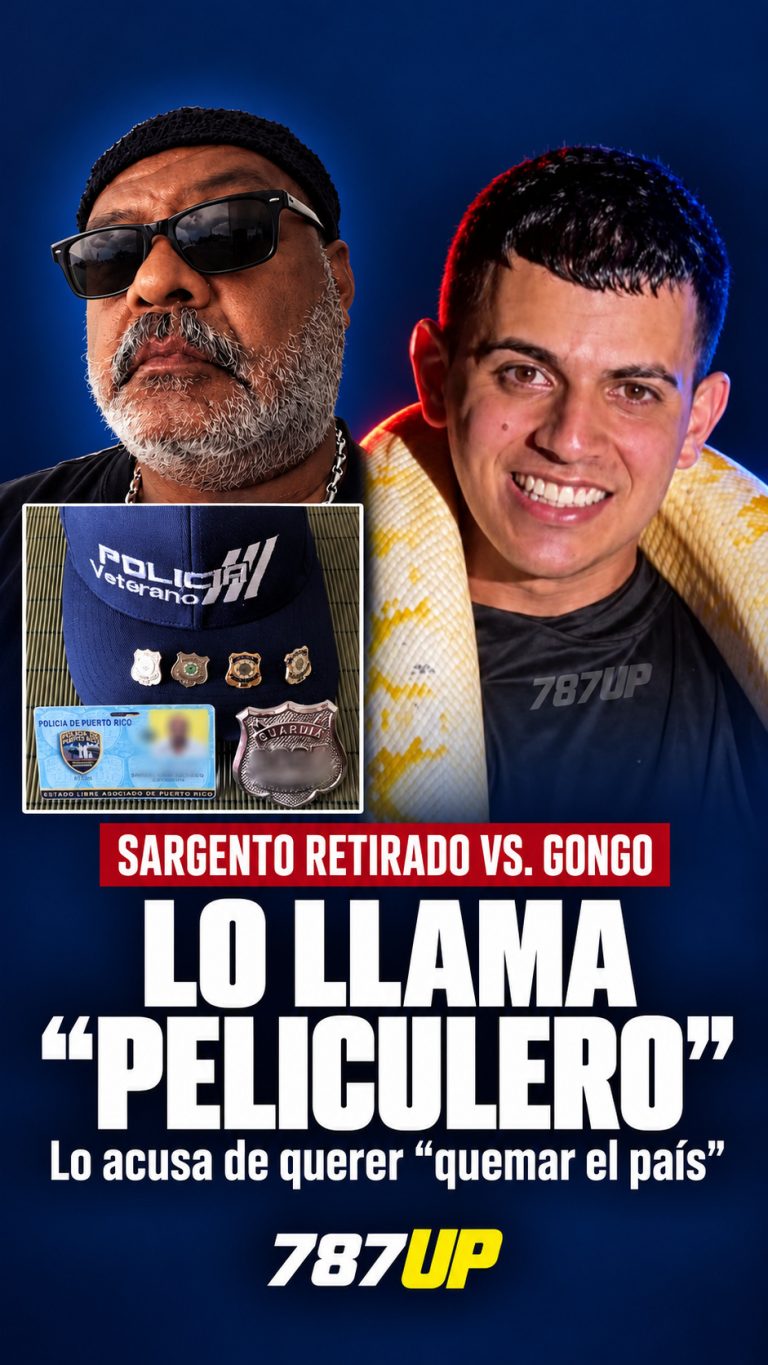 ¡SARGENTO RETIRADO LE CAE ENCIMA A GONGO: LO LLAMA “PELICULERO” Y LO ACUSA DE QUERER “QUEMAR EL PAÍS”!